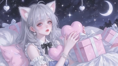 星夜猫耳梦幻少女