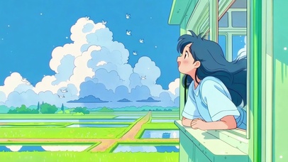 少女的春日瞭望