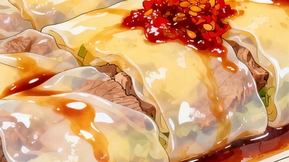 早餐肠粉带鱼屏