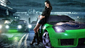 超跑美女