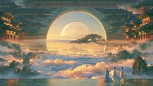 云海明月