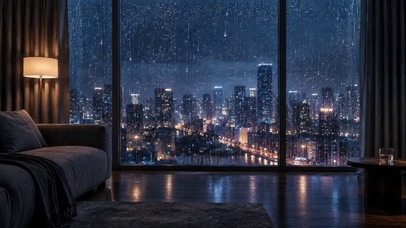 雨夜城市