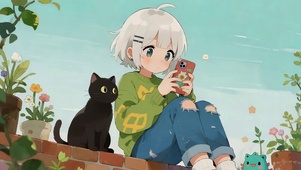 短发女孩