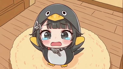 委屈求抱企鹅崽