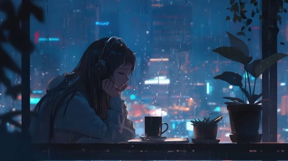 孤独的雨夜