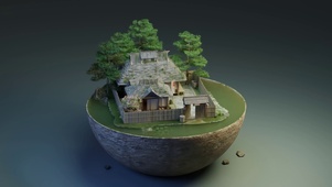 林中人家(微縮)