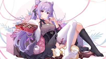 刻晴的情人节巧克力