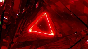 红色玻璃粒子