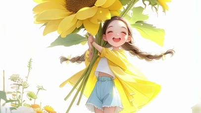 小清新美女