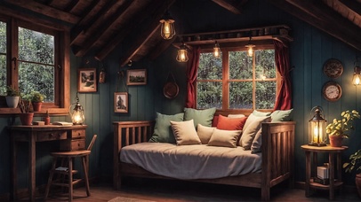 【雨景】温馨小屋