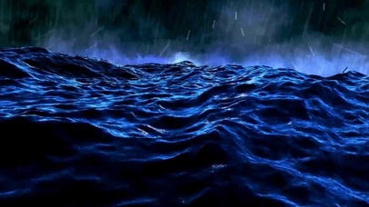 震撼的海洋暴风雨/双端壁纸