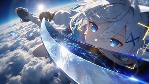 天降白毛少女