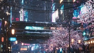 城市风光雪景宽屏