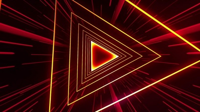 4K科技光线隧道