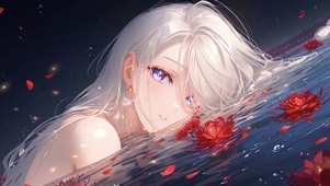 水中女孩