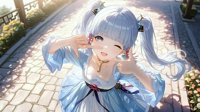 神里绫华丨檐下嬉闹丨