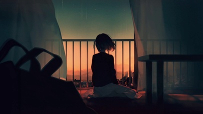 Alone 孤独少女 黄昏