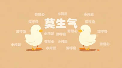 莫生气