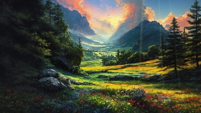 唯美草地