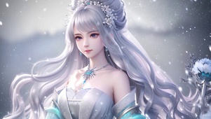 唯美雪花女皇