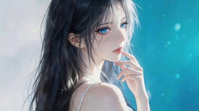 治愈长发女孩