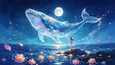 海面蓝鲸