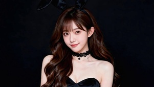 黑兔耳少女