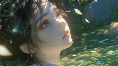 眼睛里有星星少女