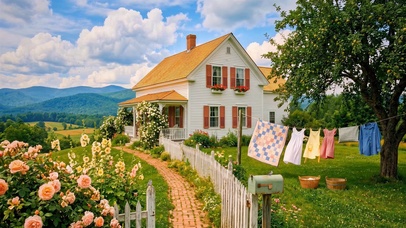 宁静乡村小屋
