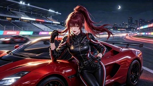 赛道红焰