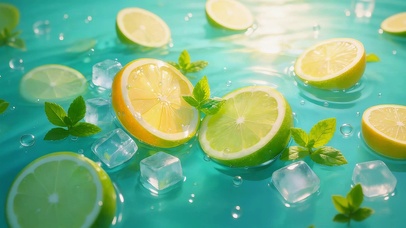 夏日清凉柠檬