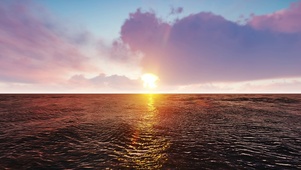 海上日出