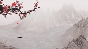 山水墨画