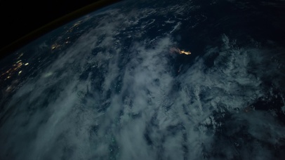 太空看地球夜实拍