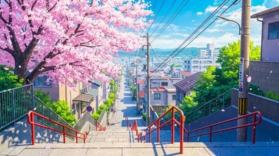 樱花城镇