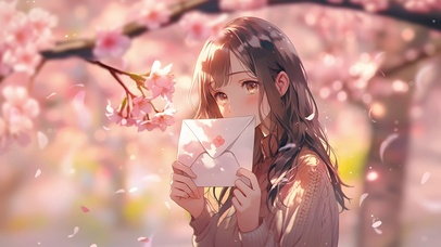 樱花树下的告白