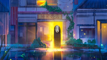 雨天 秘密的小店