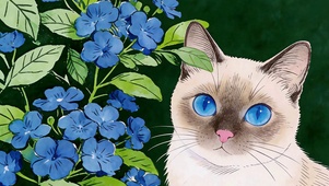 花间暹罗猫