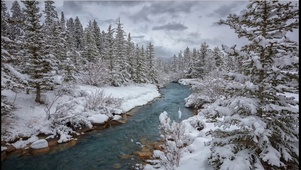 【消暑降温专题】极美的溪流雪景