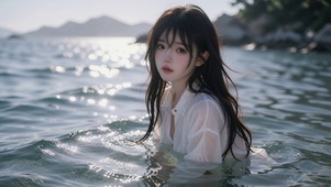 水中女孩