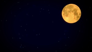 天空月亮星星--皓月当空