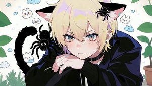 呆萌的蜘蛛和他高冷的主人