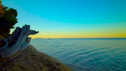 海边夕阳