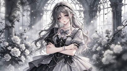 复古宫廷少女