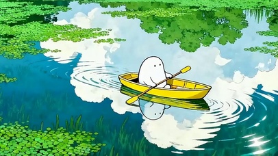 护眼小清新带鱼屏