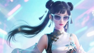 旗袍潮流美少女