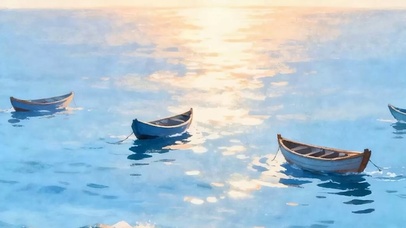 海景带鱼屏