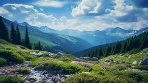 自然美景
