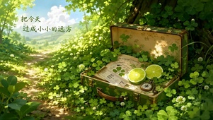 把今天过成小小的远方