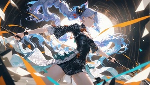 月光剑舞少女